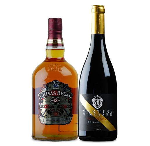 McLaren Vale Shiraz & Chivas Regal Whisky