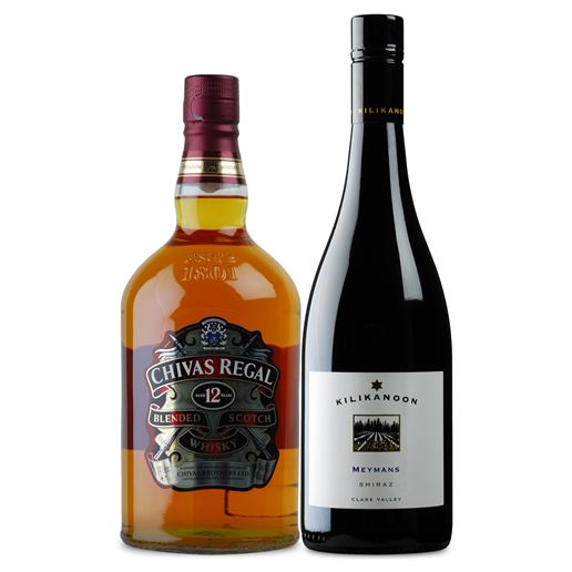 Kilikanoon Meymans Shiraz & Chivas Regal Whisky