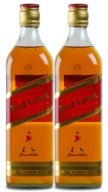 Johnnie Walker Red Label Blended Scotch Whisky Twin Pack