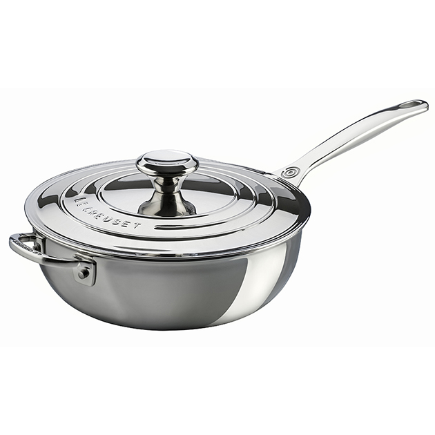 Le Creuset Signature Stainless Steel 24cm Chef Pan