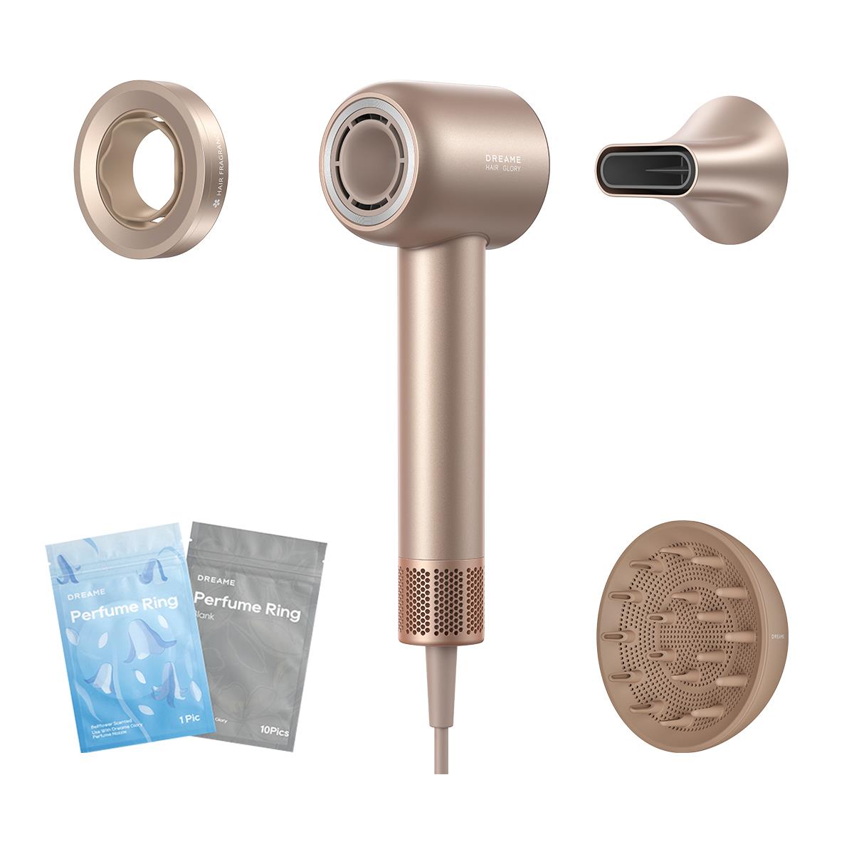 Dreame Hair Glory Mix High-Speed Hair Dryer (Gold)