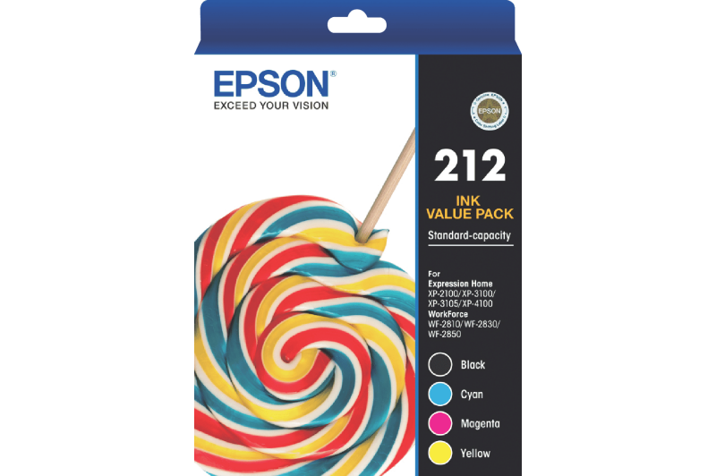 Epson 212 Std Ink Value Pack