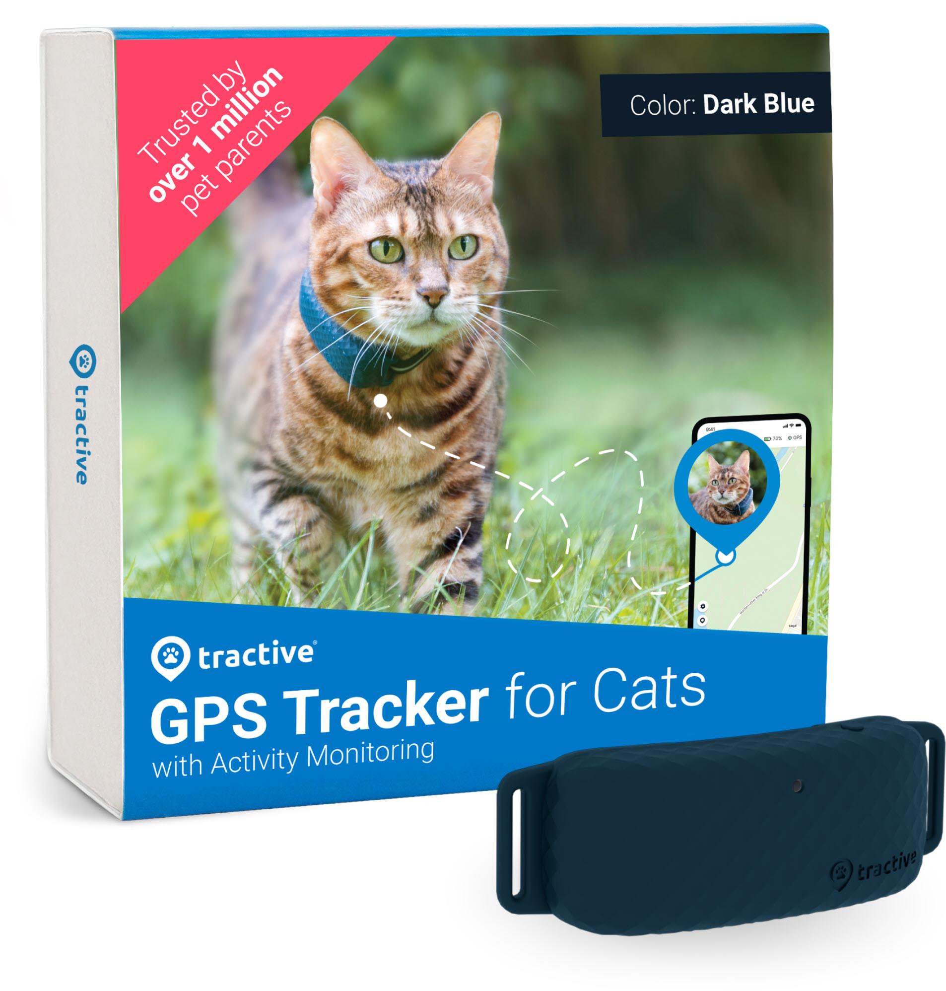 Tractive GPS Cat Tracker 4 (Midnight Blue) Rewards Shop Australia