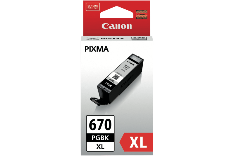 Canon PGI670XLBK Pigment Black Extra Large Ink Cartridge