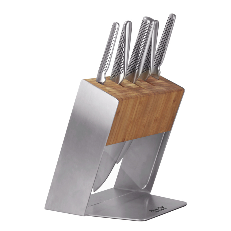 *Inactive*GLOBAL Katana 6 Piece Knife Block Set Rewards Shop Australia