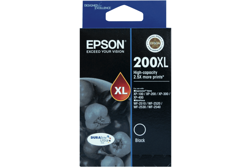 Epson 200 XL DURABrite Black Ink Cartridge