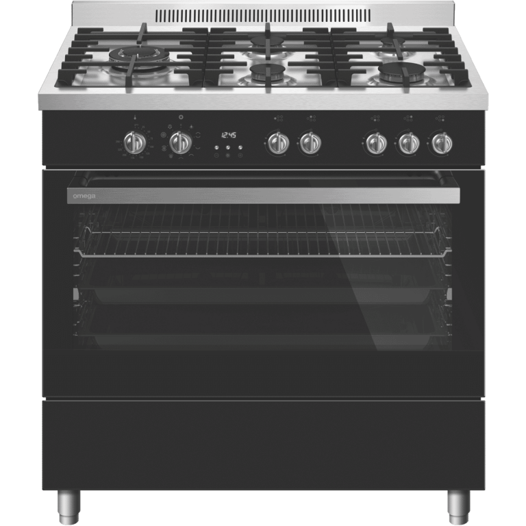 Omega 90cm Dual Fuel Upright Cooker Rewards Shop Australia