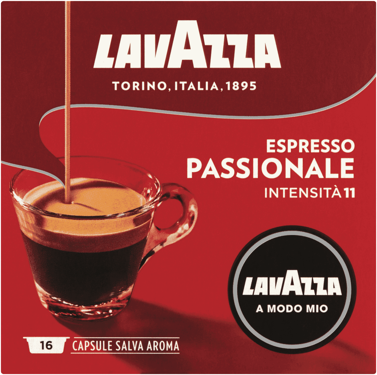Lavazza Passionale Coffee Capsules 16pk
