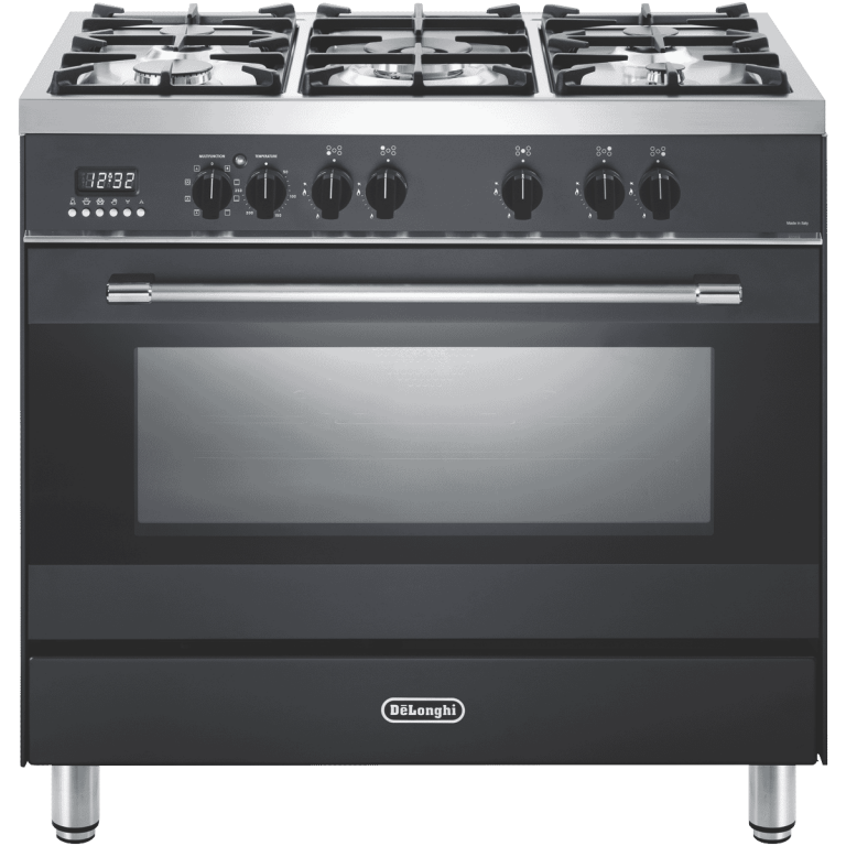 DeLonghi 90cm Dual Fuel Upright Cooker Anthracite Rewards Shop Australia