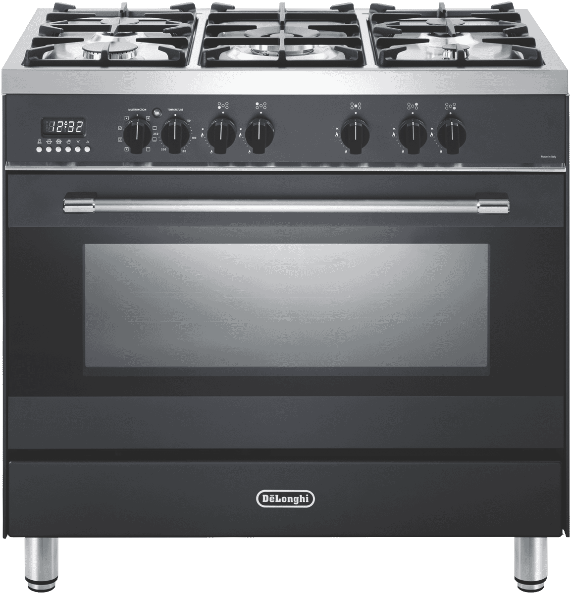 DeLonghi 90cm Dual Fuel Upright Cooker Anthracite Rewards Shop Australia