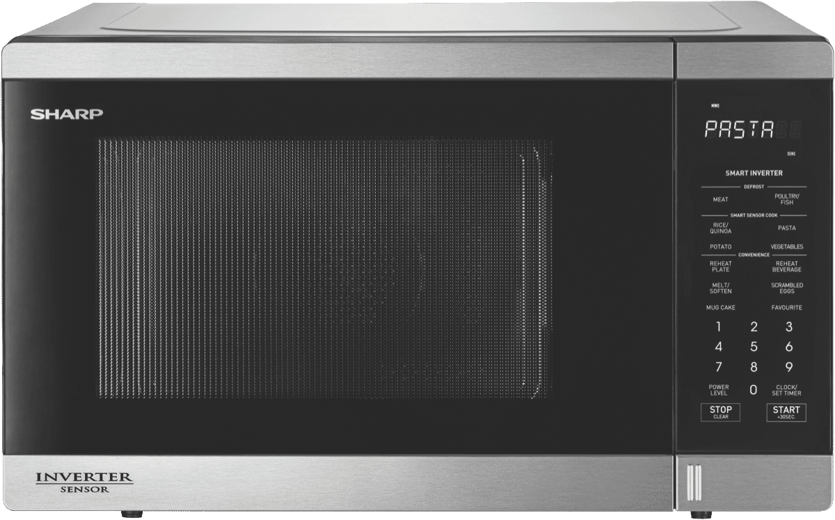 Sharp 34L 1200W Inverter Microwave S/Steel Rewards Shop Australia