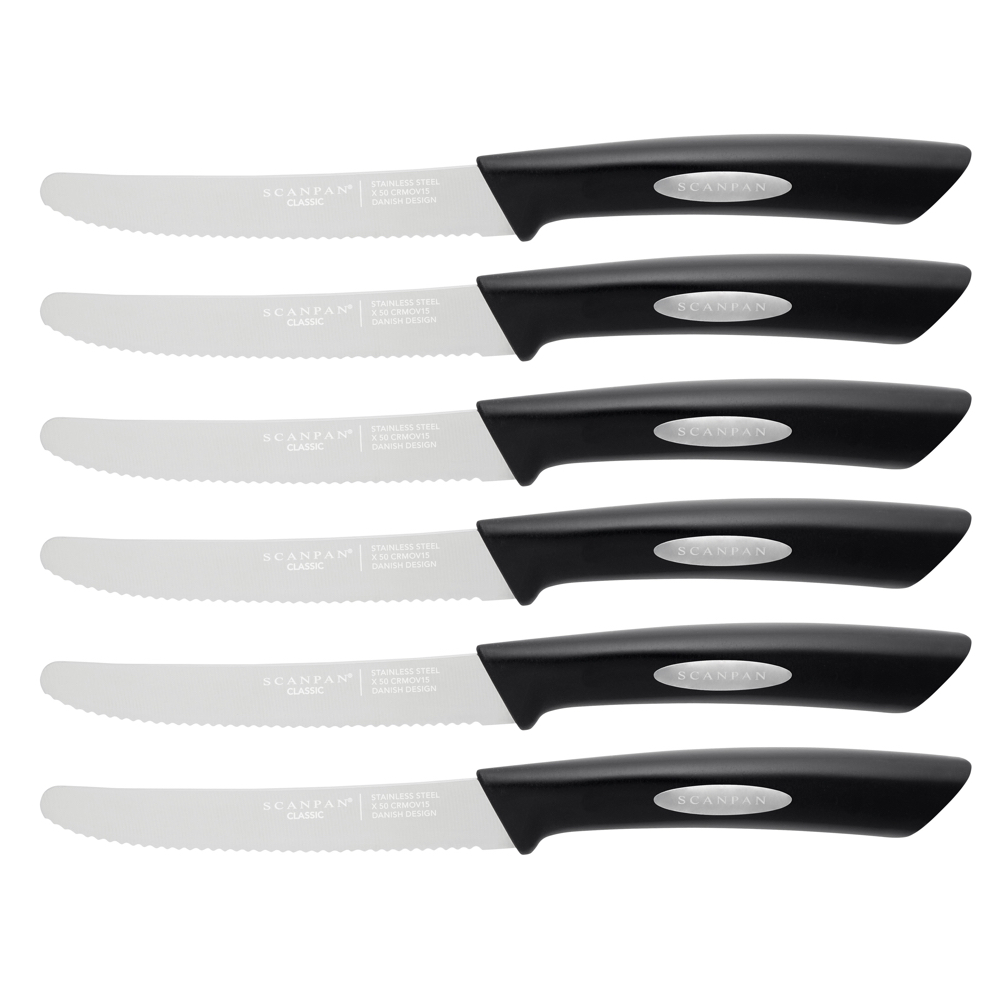 Scanpan Classic 6 Piece Steak Knife Set Rewards Shop Australia