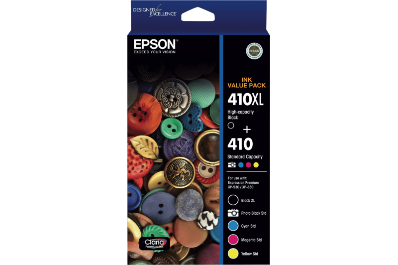 Epson 410XL 5 x colour ink Value Pack