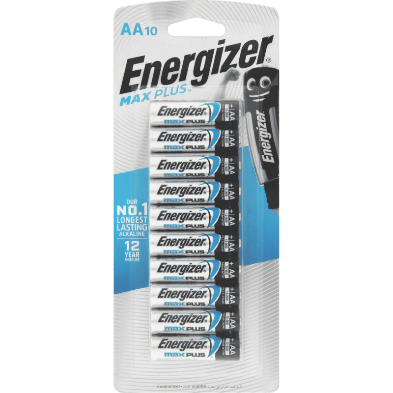 Energizer MaxPlus AA Batteries 10 Pack Rewards Shop Australia