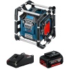 Bosch Pro Cordless 18V Radio 18V-LI Powerbox+5.0Ah Battery+18V-40 Charger