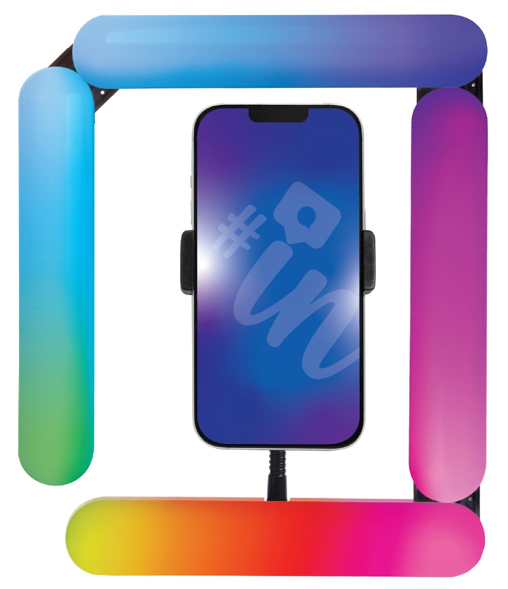 Influencer RGBW Adjustable Light With Phone Mount