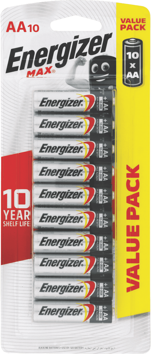 Energizer Max AA Batteries 10 Pack Rewards Shop Australia