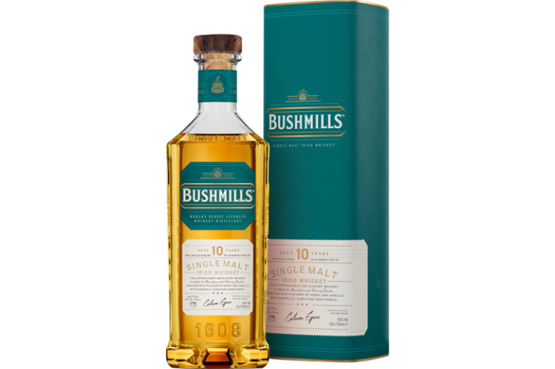 Bushmills 10 Year Old Irish Whiskey 700ml