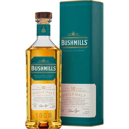 Bushmills 10 Year Old Irish Whiskey 700ml