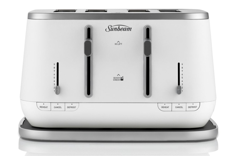 Sunbeam - 4 Slice Kyoto City Collection Toaster - White