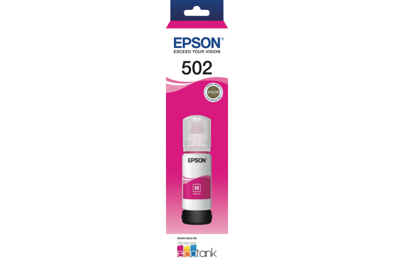 Epson T502 EcoTank Magenta Ink Bottle