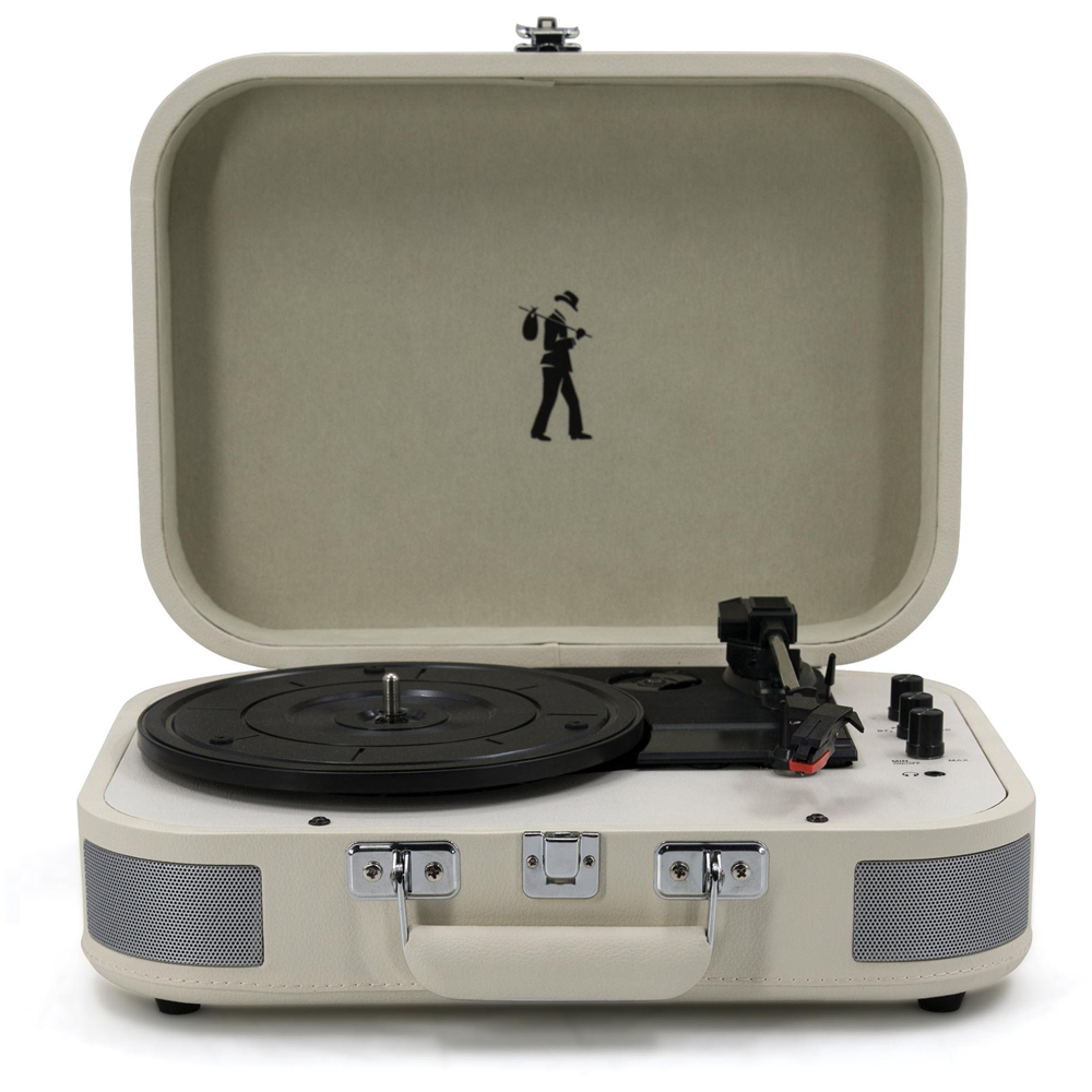 Flea Market Premium Suitcase Turntable Player Cream Rewards Shop Australia