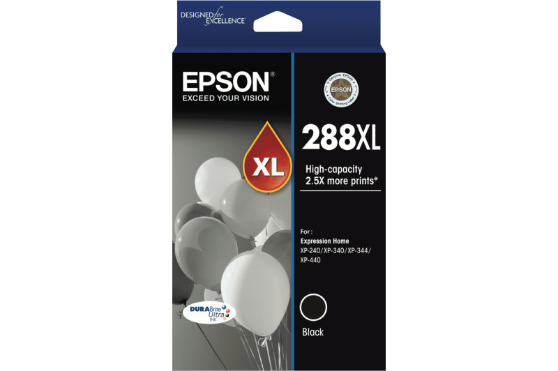 Epson 288XL DURABrite Ultra Black Ink Cartridge