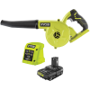 RYOBI Workshop Blower kit + Extra 18V One+ 2.0H Compact Battery
