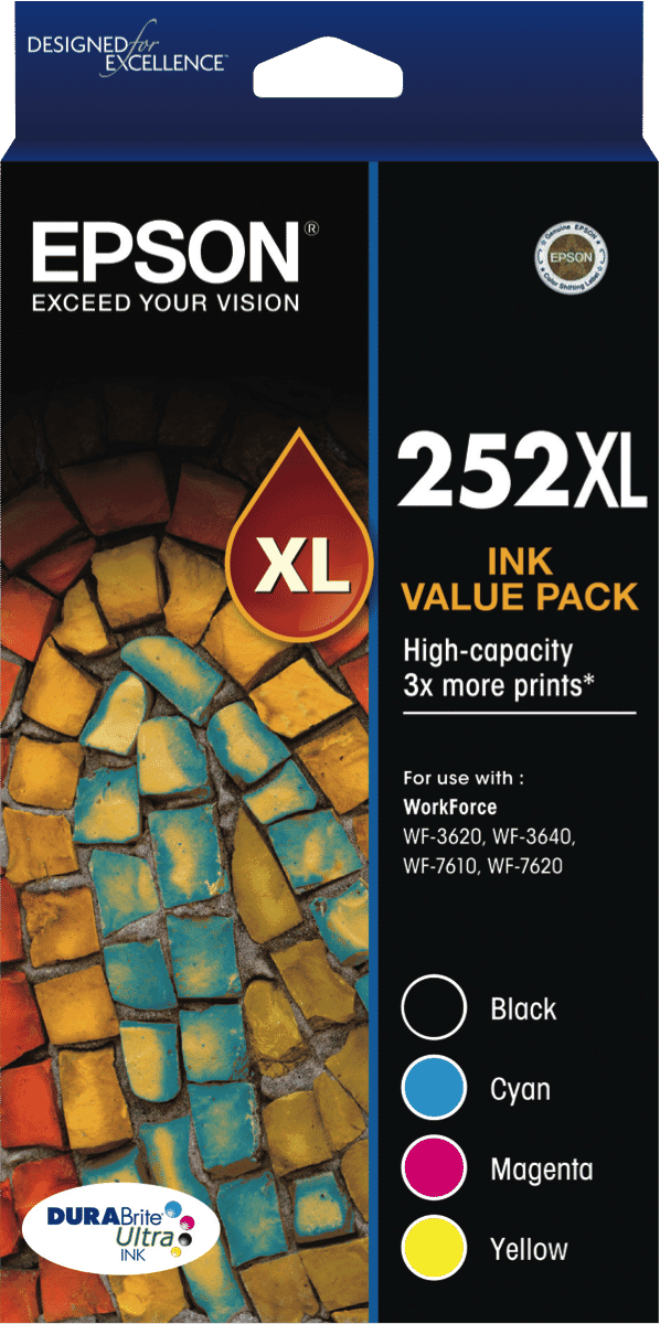 Epson 252 XL DURABrite Value Pack