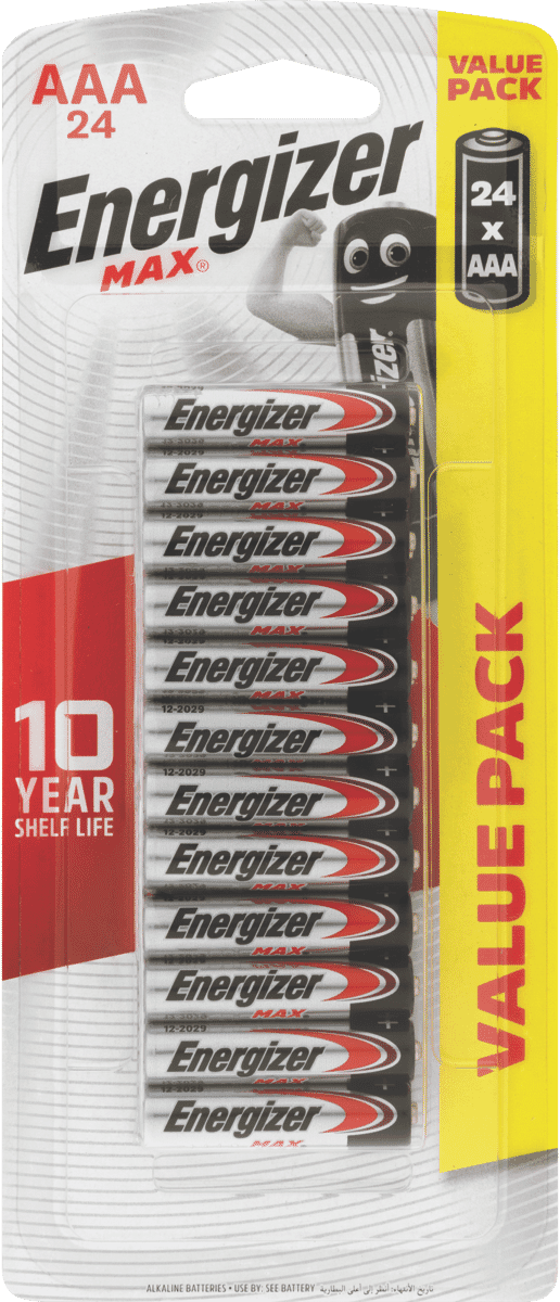 Energizer Max AAA Battery 24 Pack Rewards Shop Australia
