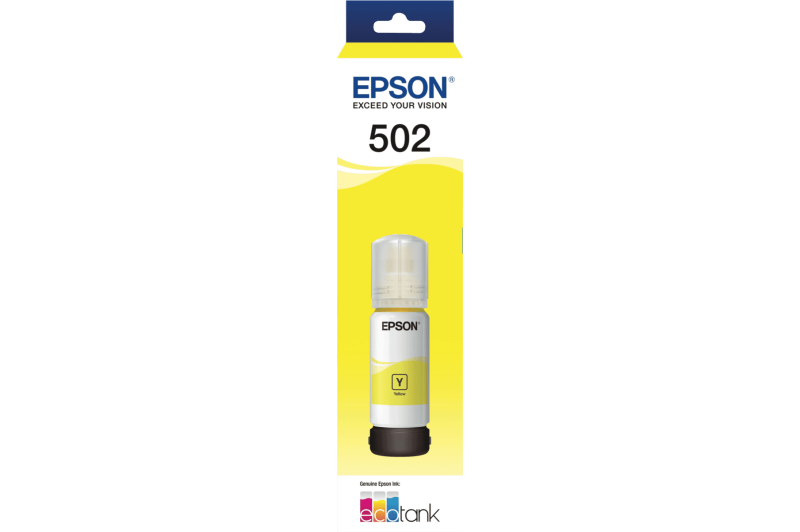 Epson T502 EcoTank Yellow Ink Bottle