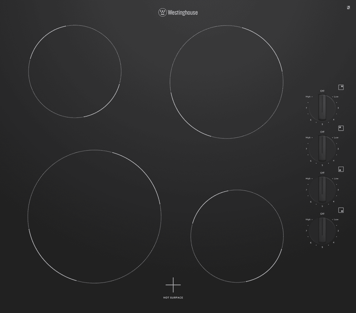 Westinghouse 60cm Ceramic Cooktop Black Rewards Shop Australia