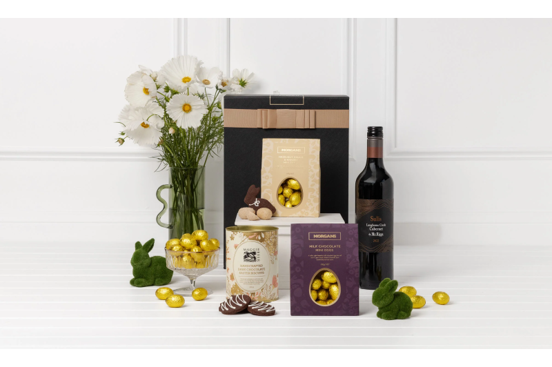 Chocolicious Easter Hamper with Red Wine
