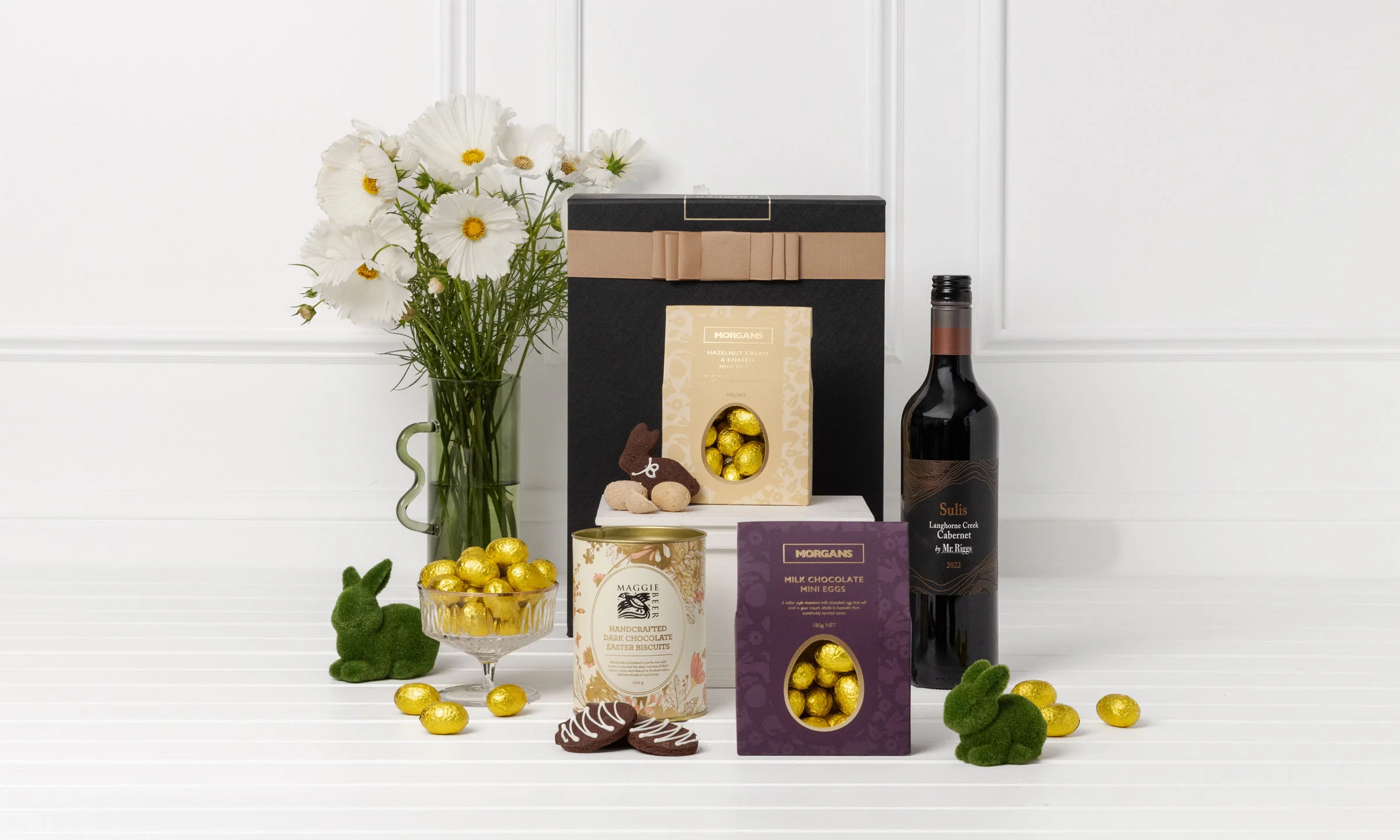 Chocolicious Easter Hamper with Red Wine