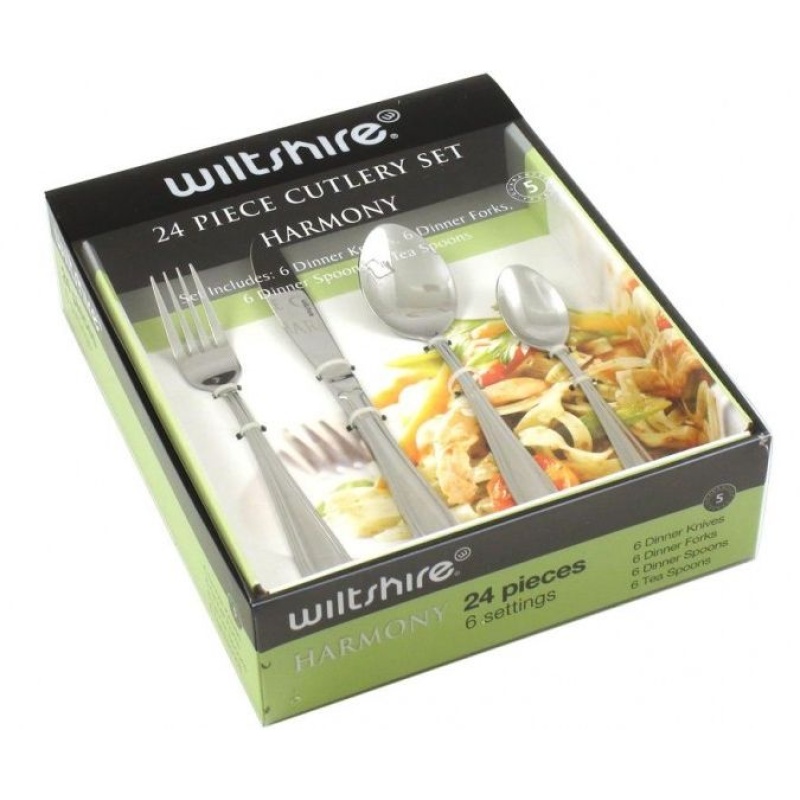 Wiltshire Harmony Cutlery Set, 24 Piece Rewards Shop Australia
