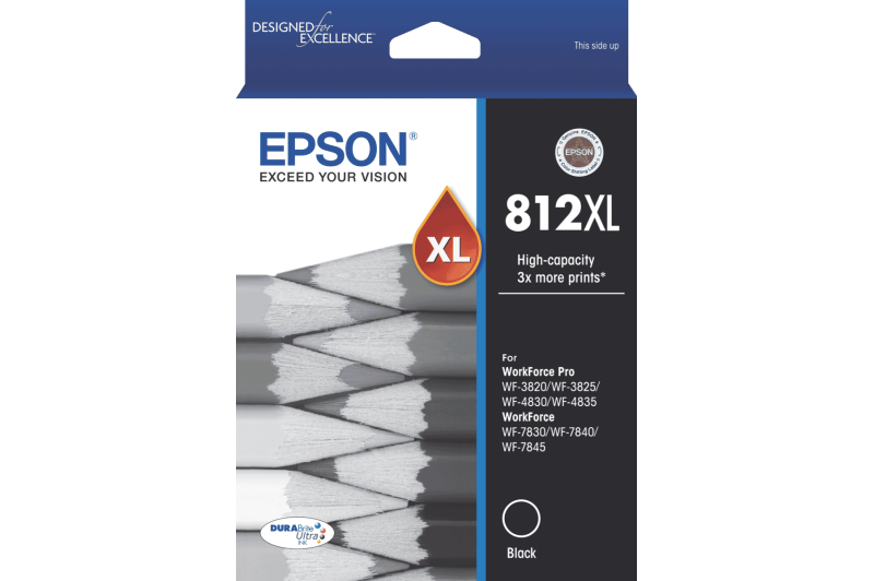 Epson 812XL DURABrite Ultra-Black Cartridge