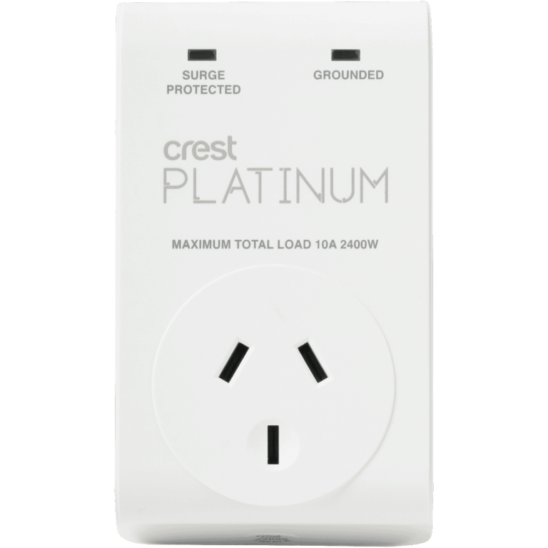 Crest Single Socket Surge Protector Rewards Shop Australia
