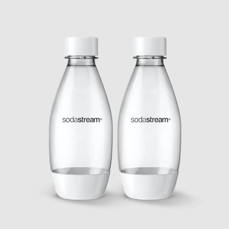 Sodastream Fuse 500ml Bottles Dishwasher Safe TwinPack (White