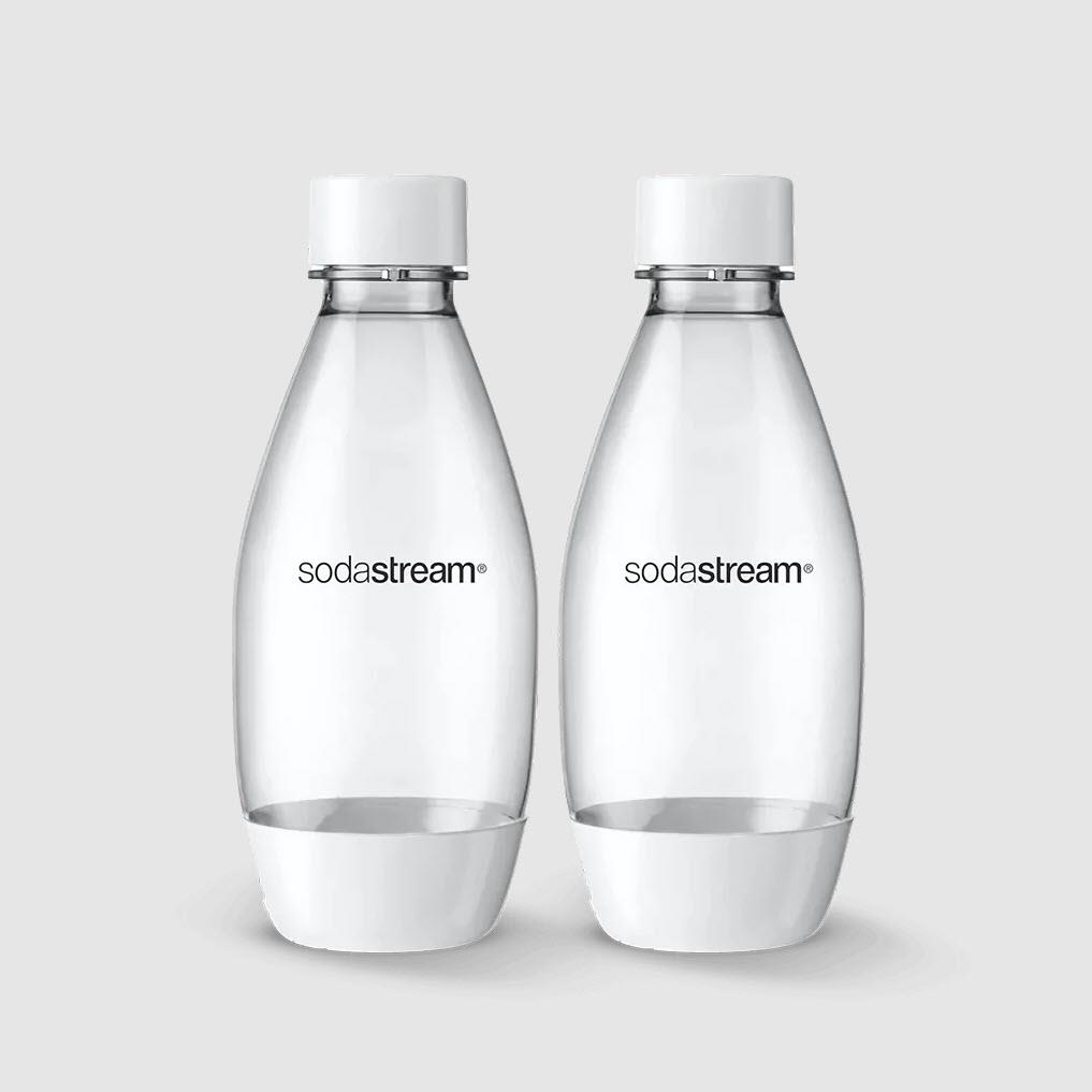 Sodastream Fuse 500ml Bottles Dishwasher Safe TwinPack (White
