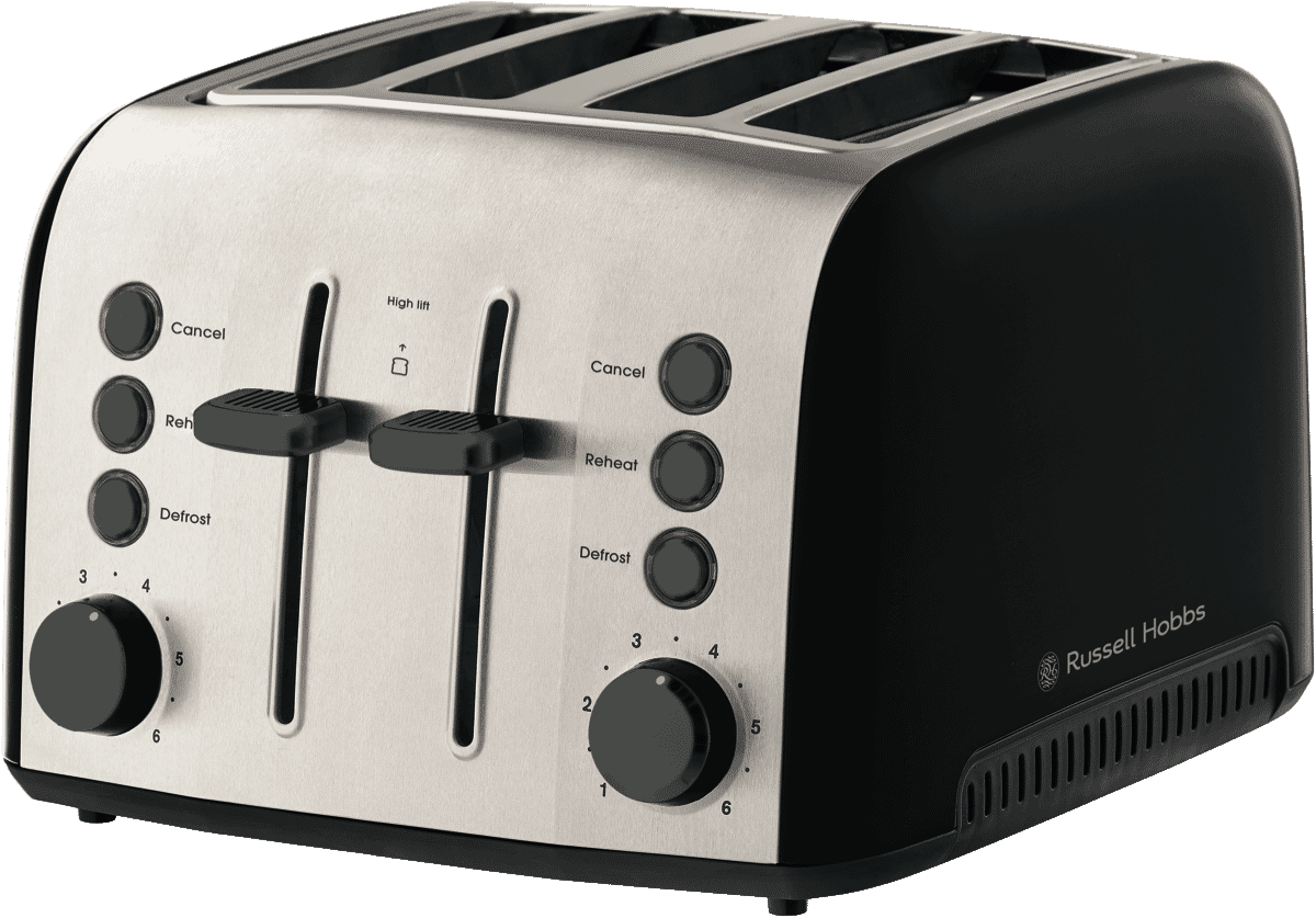 Russell Hobbs Brooklyn 4 Slice Toaster Black Rewards Shop Australia