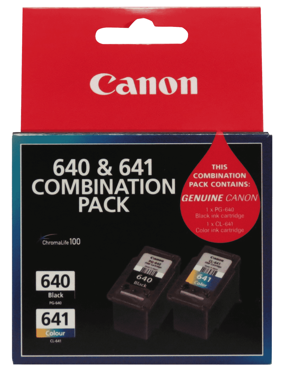 Canon PG640 Black & CL641 Colour Combo Pack